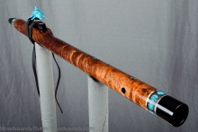 Tasmanian Blackwood Burl Native American Flute, Minor, Mid A-4, #L25B (4)